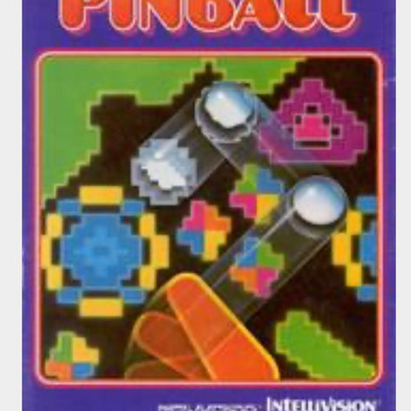 Intellivision Pinball Video Game