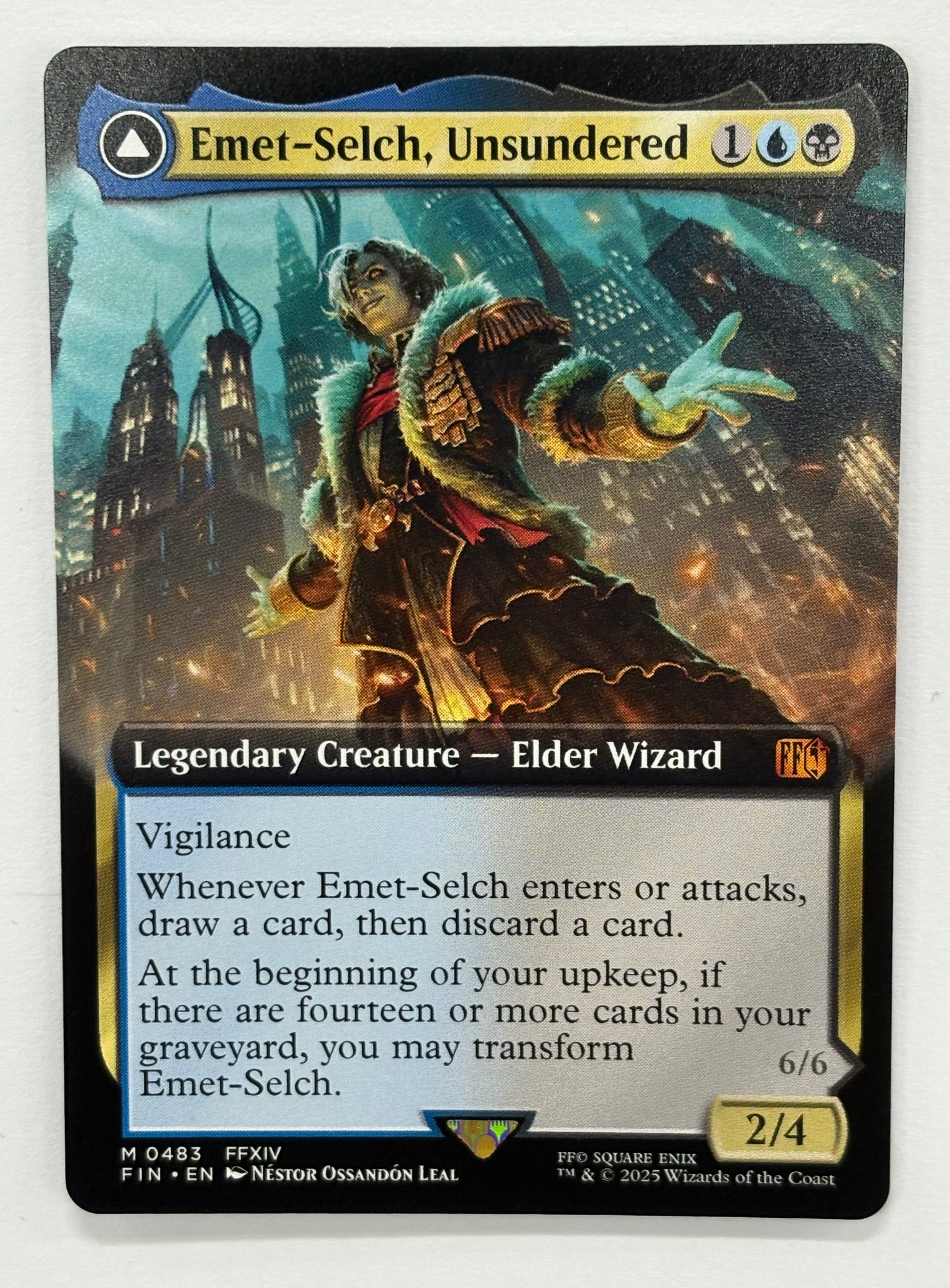 Magic The Gathering TCG - Final Fantasy Emet-Selch, Unsundered (Extended Art) 483 NM