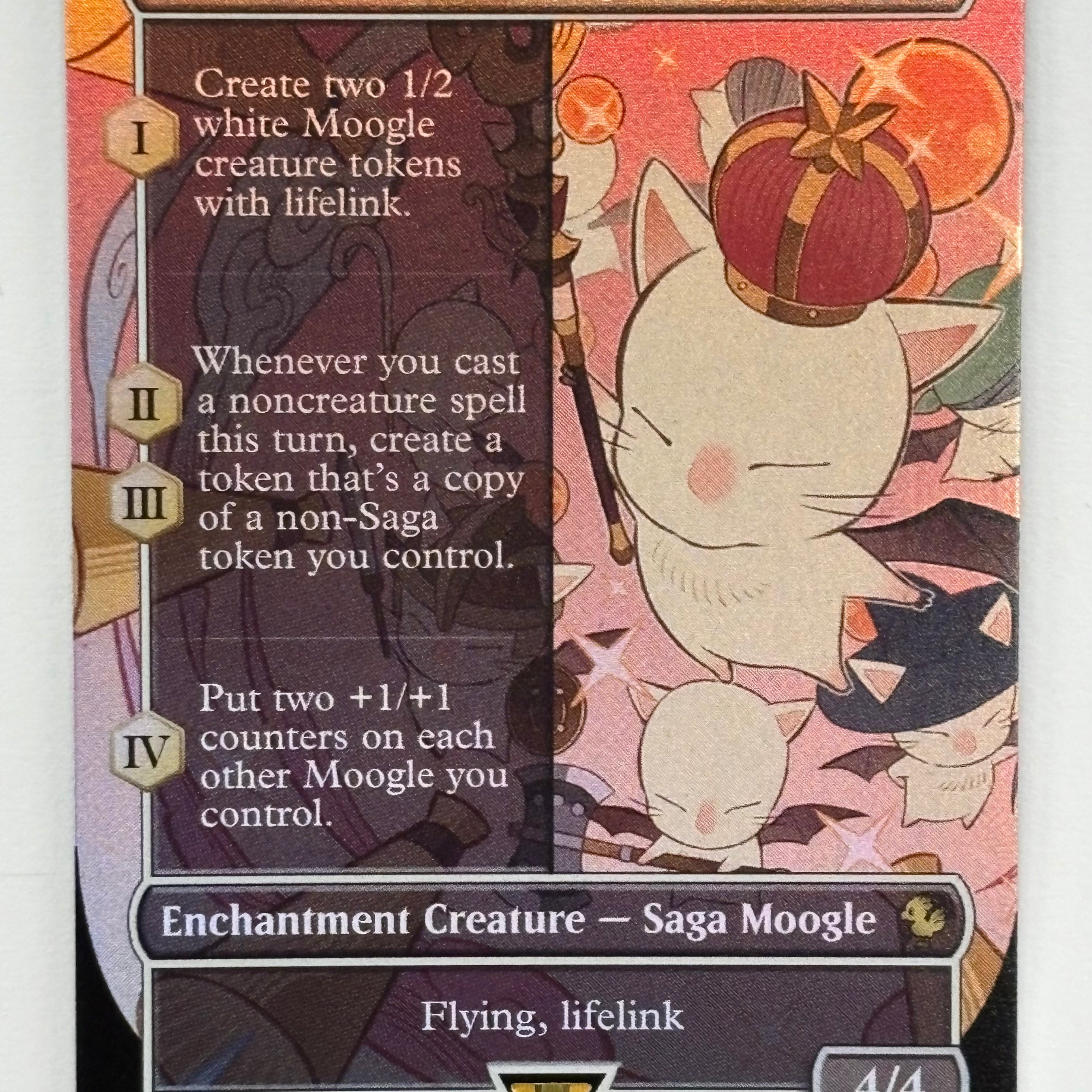 Magic The Gathering TCG - Commander: Final Fantasy Summon: Good King Mog XII (Borderless) 194 Foil NM