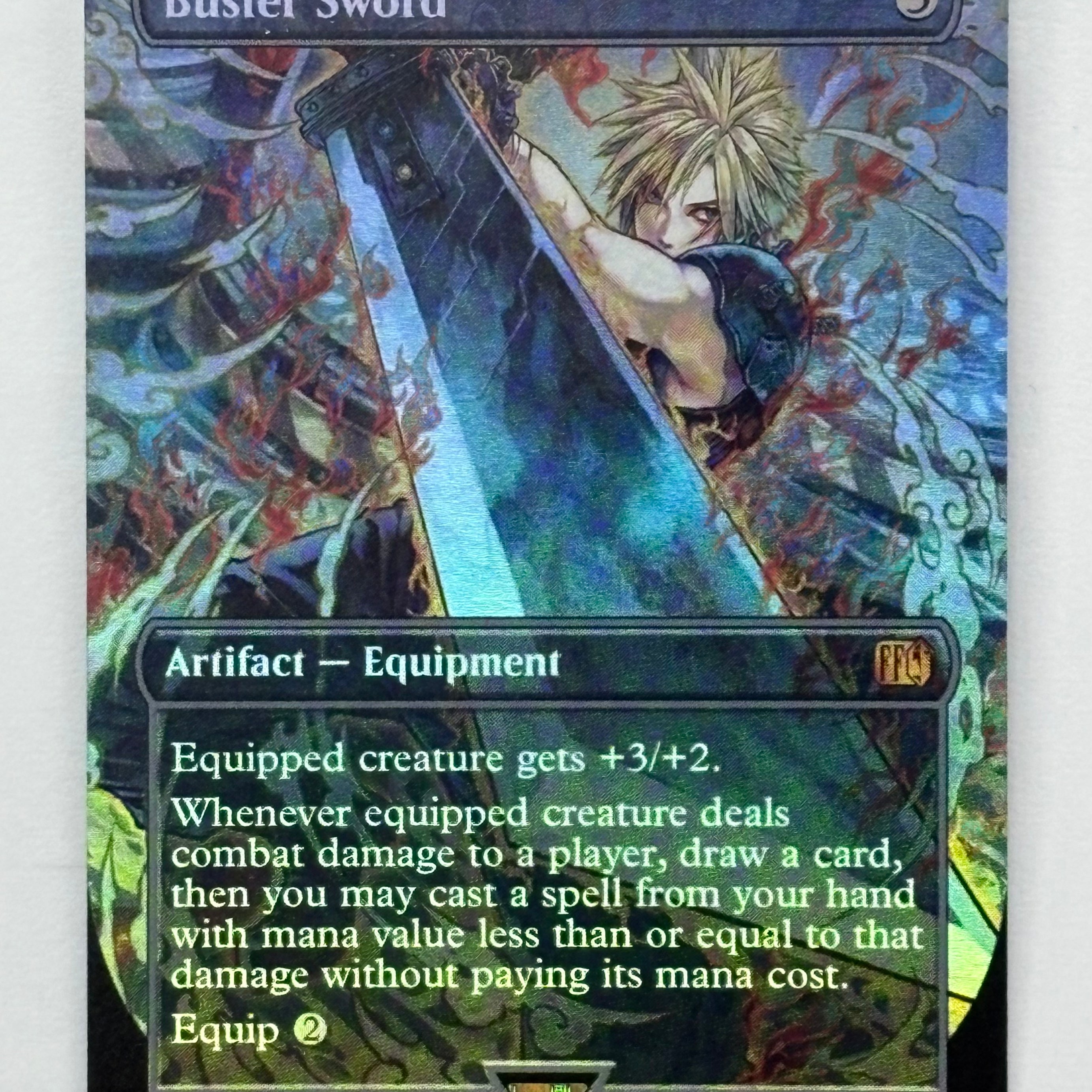 Magic The Gathering TCG - Final Fantasy Buster Sword (Borderless) 351 Foil NM