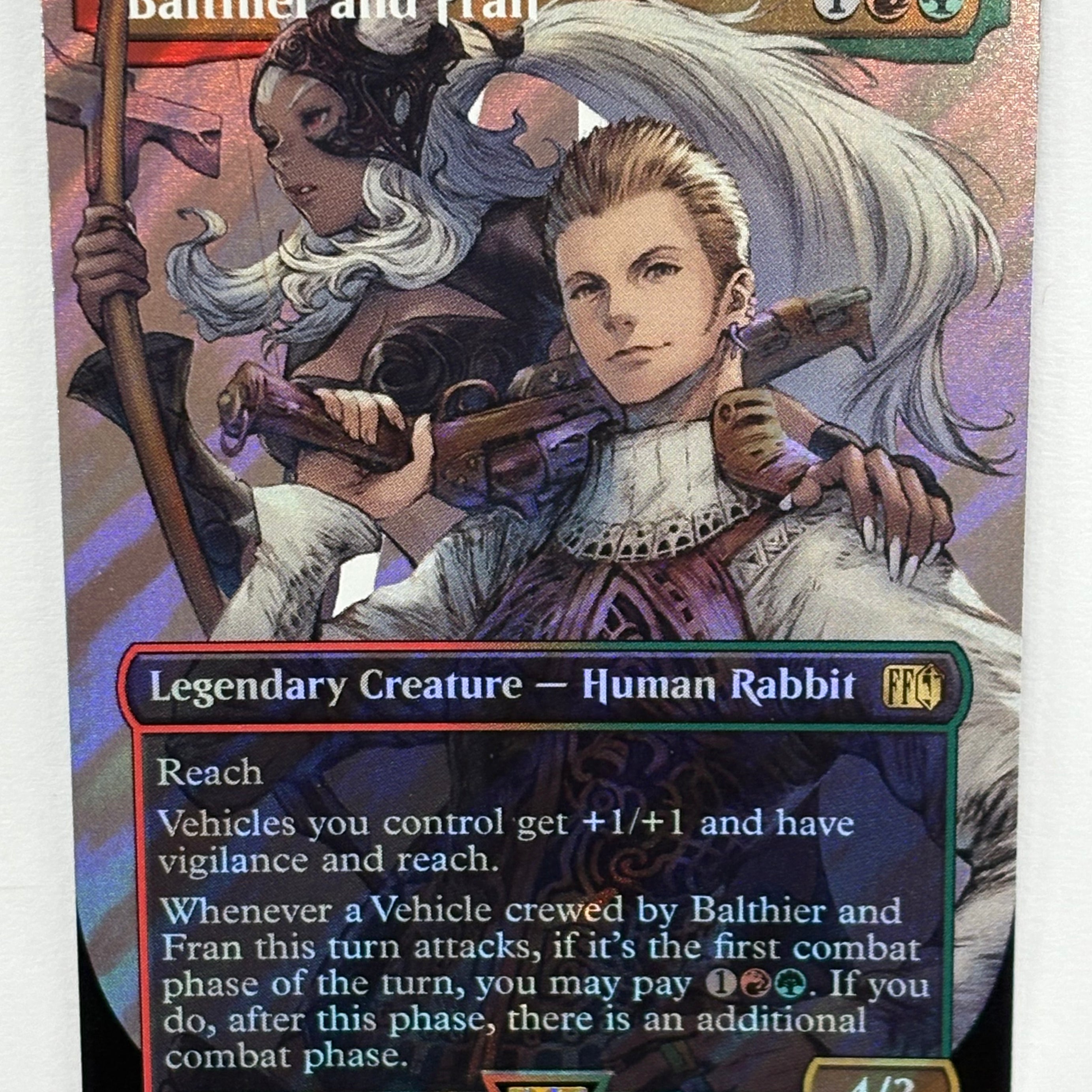 Magic The Gathering TCG - Final Fantasy Balthier and Fran (Borderless) 538 Surge Foil NM