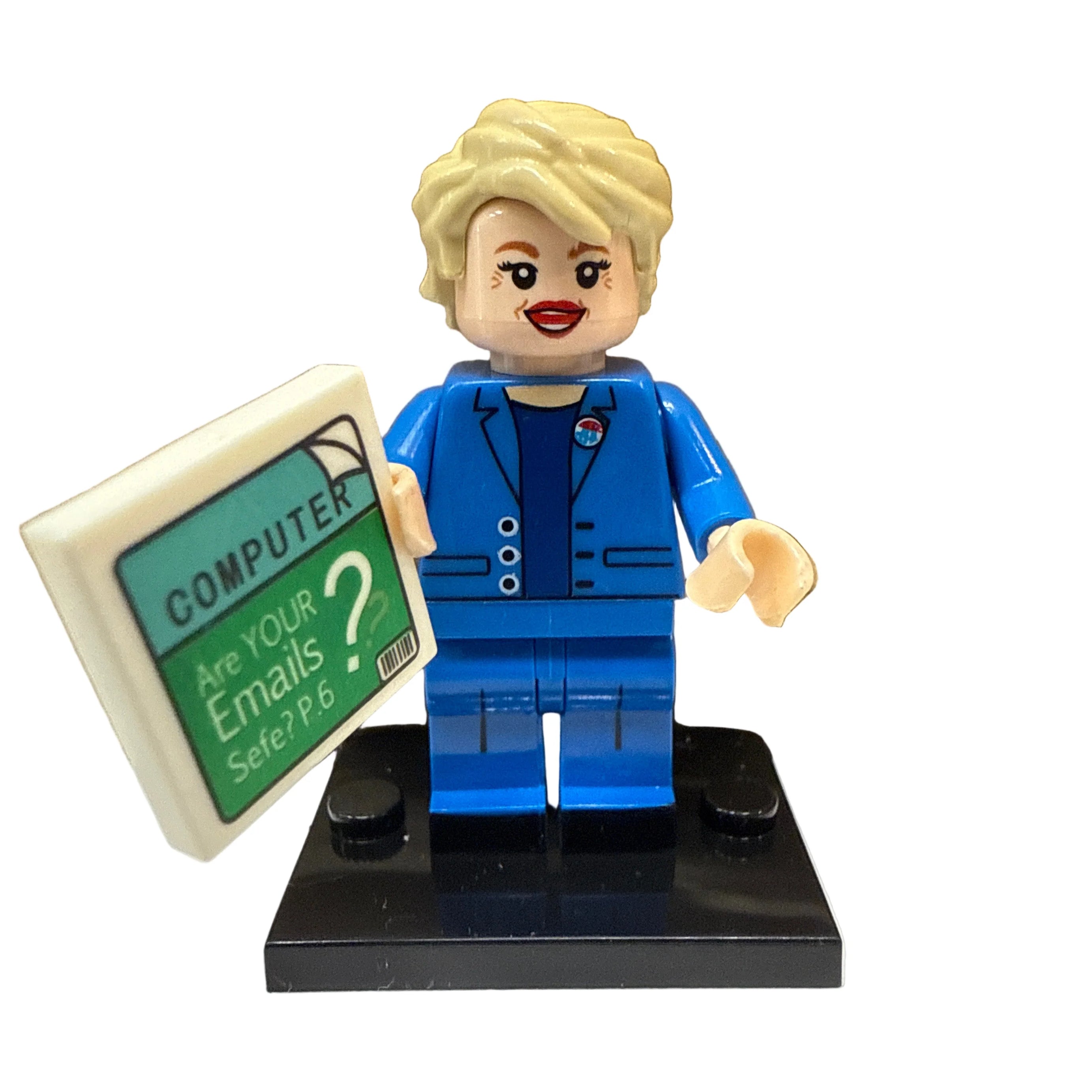 President Hillary Clinton #1 Mini Block Figure