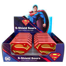 Superman S-Shield Sour Candy