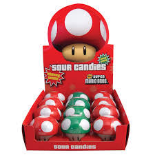 Super Mario Bros. Cherry Sour and Apple Sour candies