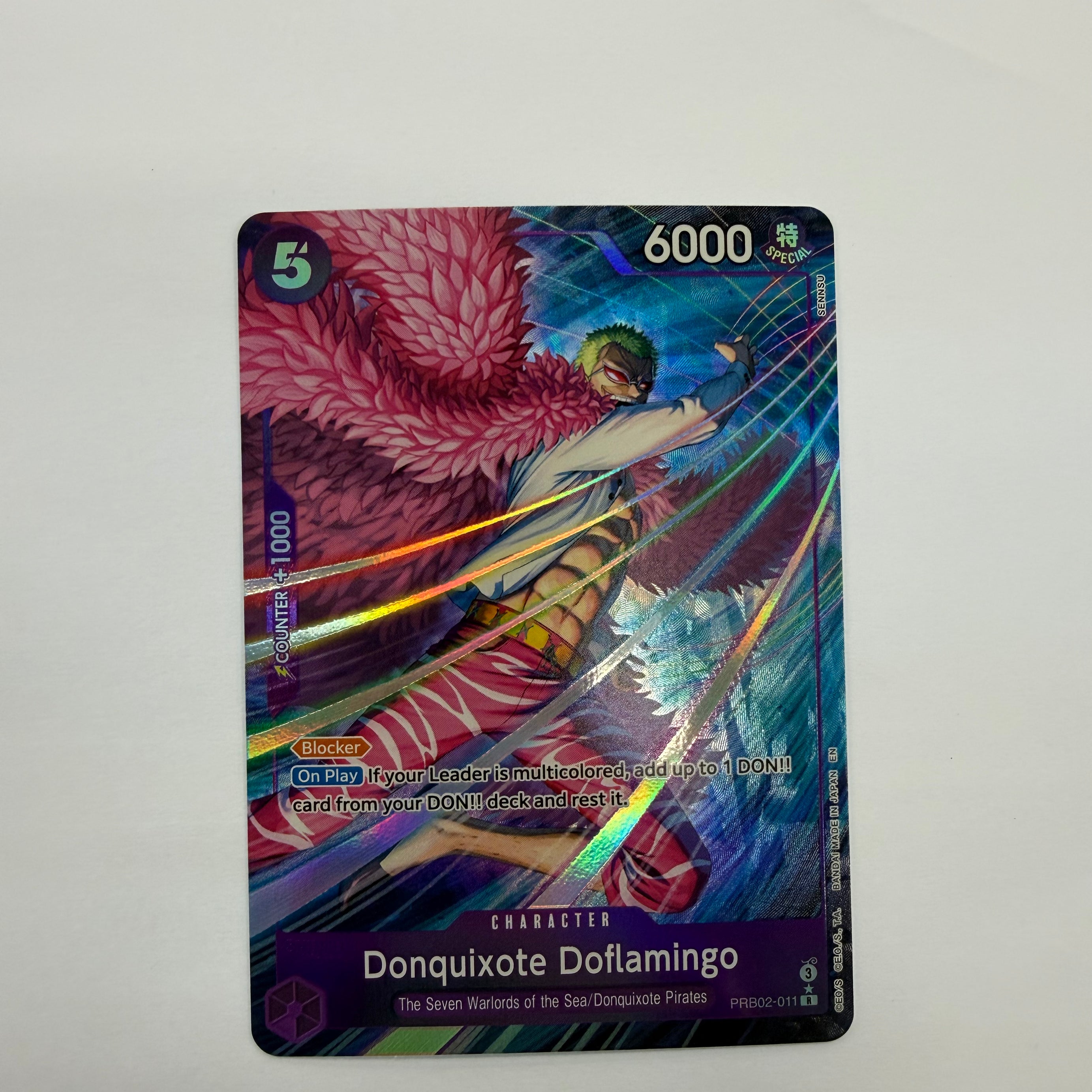 One Piece TCG - Donquixote Doflamingo PRB02-011 Alternate Art