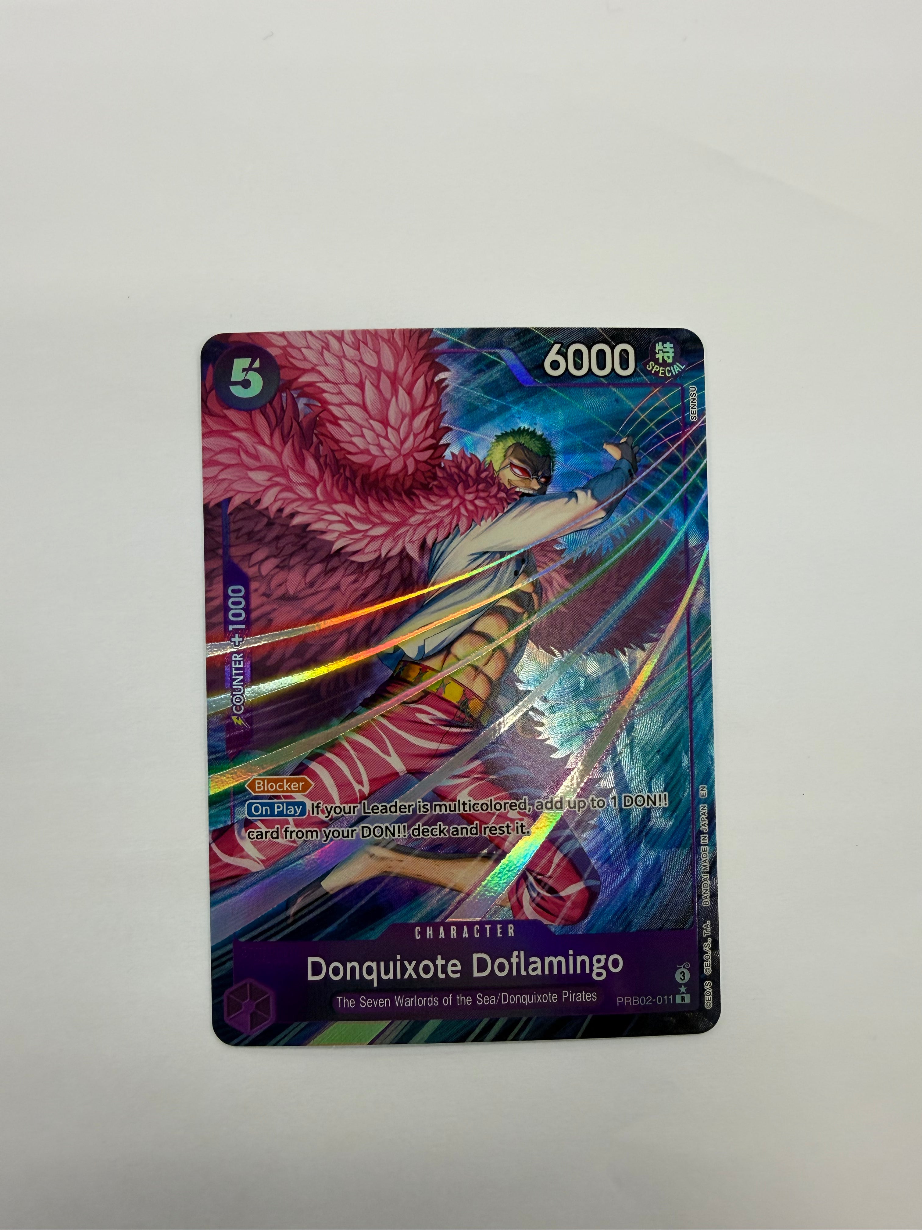 One Piece TCG - Donquixote Doflamingo PRB02-011 Alternate Art