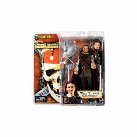 NECA Disney Pirates of the Caribbean The Curse of the Black Pearl Will Turner Series 1 Action Figure