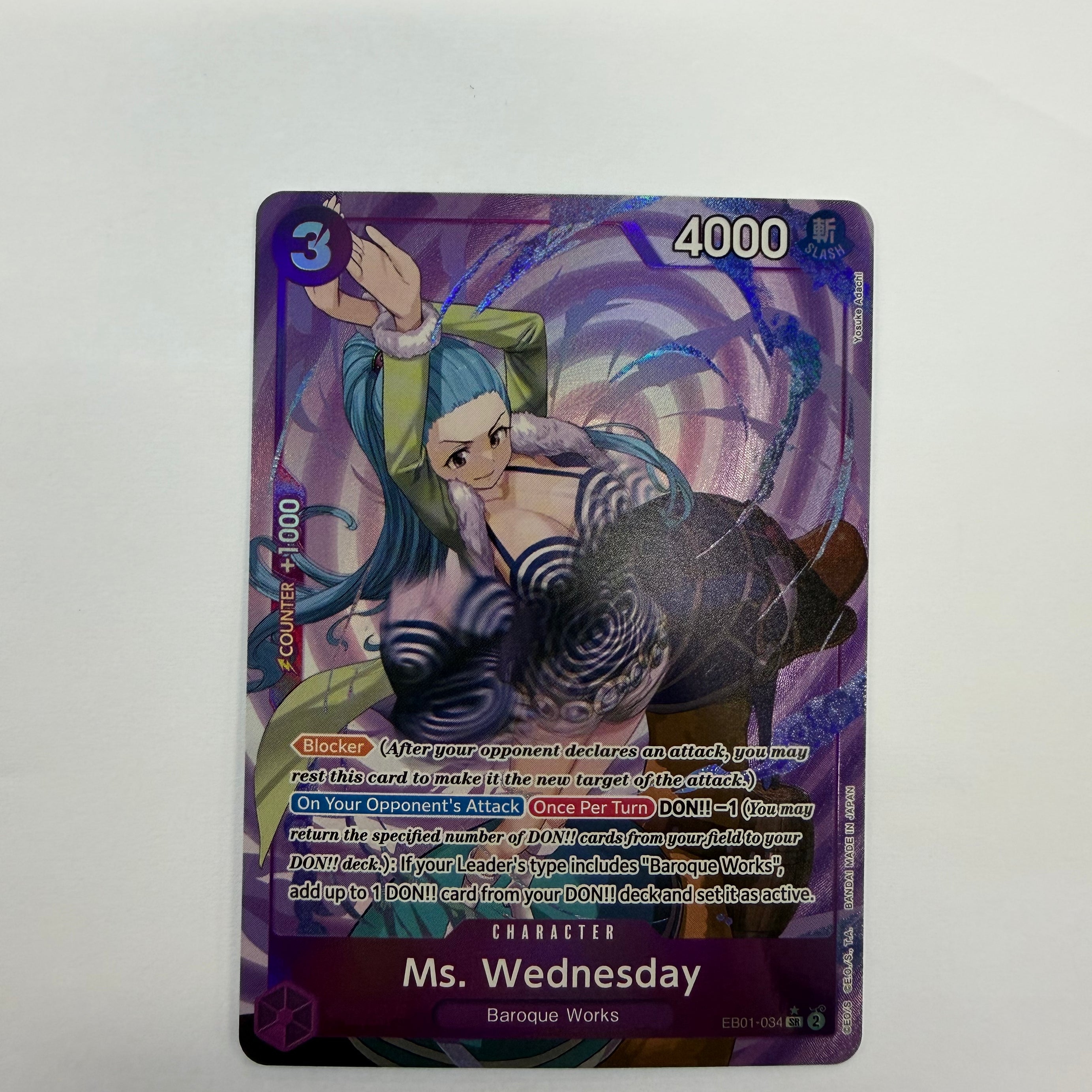 One Piece TCG - Extra Booster: Memorial Collection EB01 Ms. Wednesday (Alternate Art) EB01-034 NM