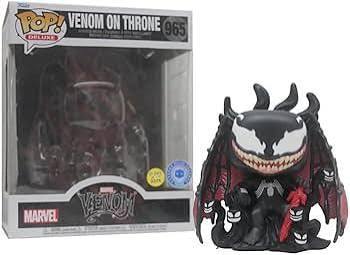 Funko Pop! Deluxe Marvel Venom On Throne GITD Pop in a Box Exclusive #965