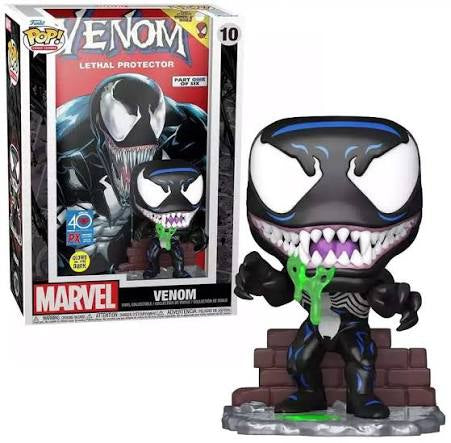 Funko Pop! Comic Covers Marvel Venom GITD PX Previews Exclusive #10