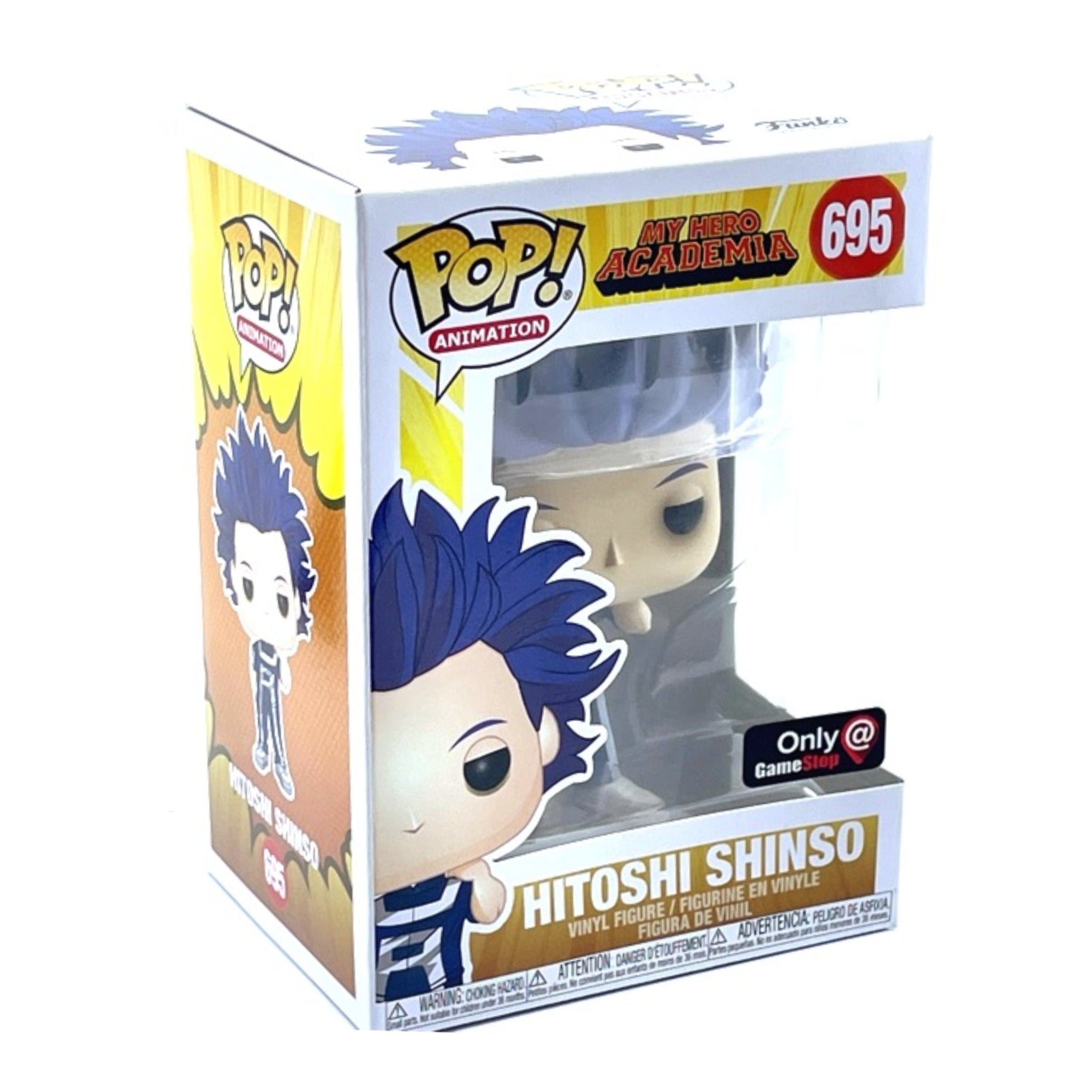 Funko Pop! Animation My Hero Academia Hitoshi Shinso #695 GameStop Exclusive