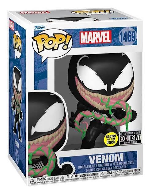 Funko Pop! Marvel Venom GITD Entertainment Earth Exclusive #1469
