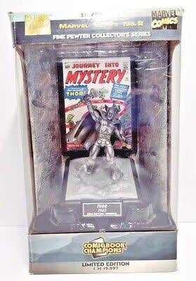 Marvel Limited Comic Book Champions Thor 1962 1 of 19,997 Fine Pewter Collector's Series