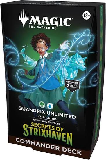 Magic The Gathering TCG - Secrets of Strixhaven Quandrix Unlimited Commander Deck