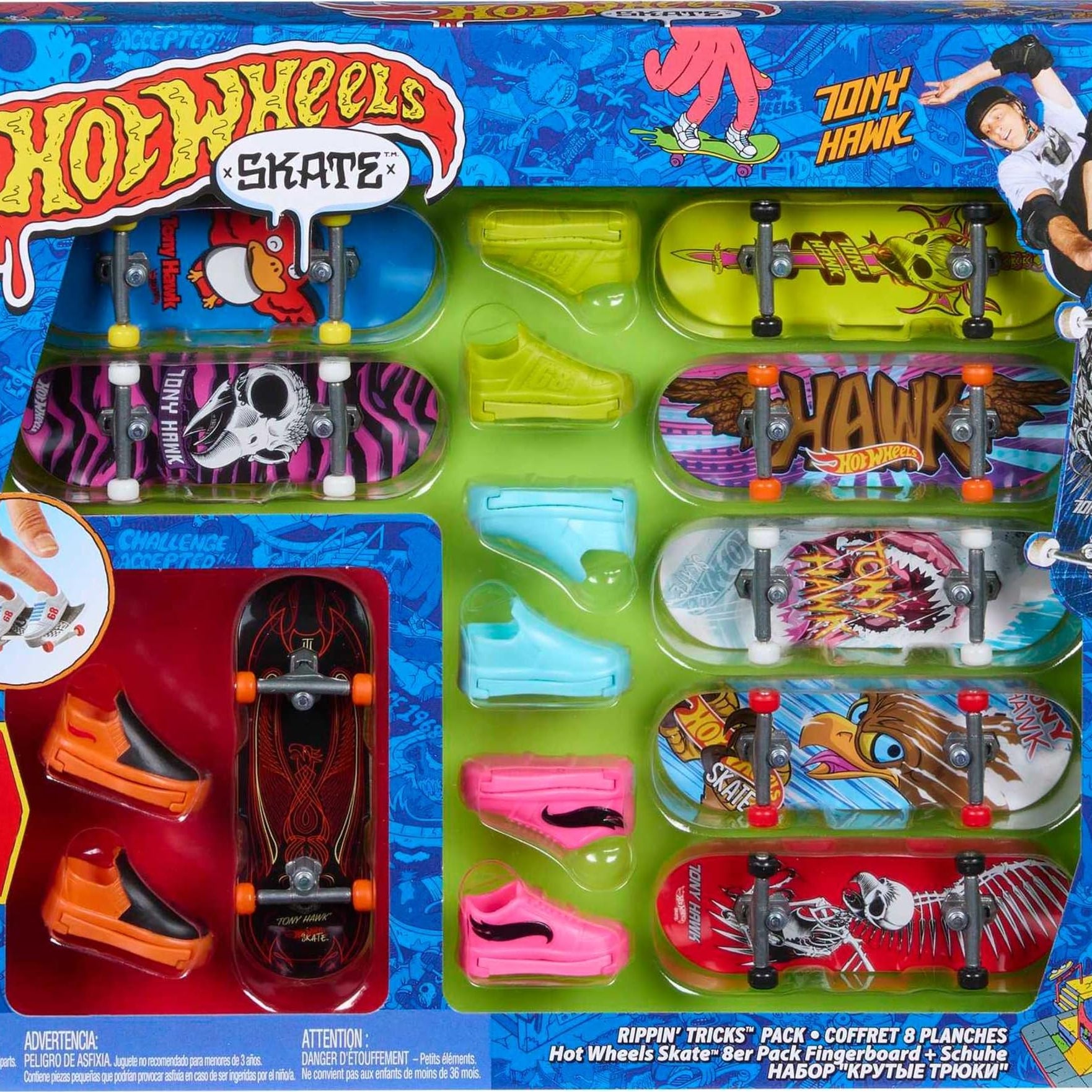 Hot Wheels Skate Tony Hawk Rippin’ Tricks Pack