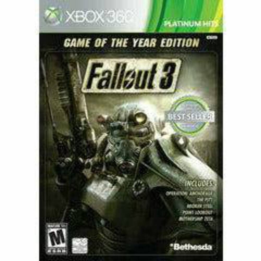 XBOX 360 Fallout 3 GOTY Edition Video Game