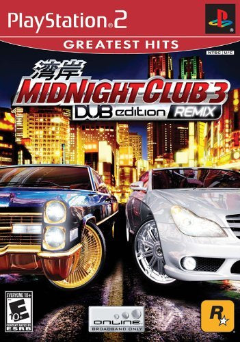 PS2 Midnight Club 3 DUB Edition Remix Video Game