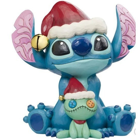 Disney Traditions Holiday Stitch and Scrump Statue by Jim Shore from Enesco