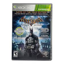 Xbox 360 Batman Arkham Asylum Game of the Year Edition Video Game