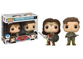 Funko Pop! Heroes Wonder Woman & Steve Trevor Fye exclusive 2 pack