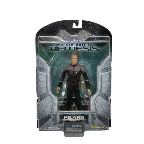 Art Asylum Star Trek Nemesis Captain Jean-Luc Picard with Starfleet Phaser Action Figure