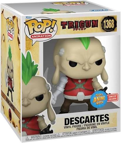 Funko Pop! Animation Trigun Descartes Super Anime Week GameStop Exclusive
