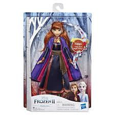 Hasbro Disney Frozen 2 Singing Anna Action Figure