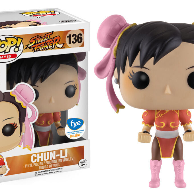 Funko Pop! Games Street Fighter Chun Li Fye Exclusive #136