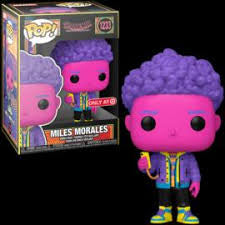 Funko Pop! Marvel Spider-Man Across the Spiderverse Miles Morales Blacklight Target Exclusive #299