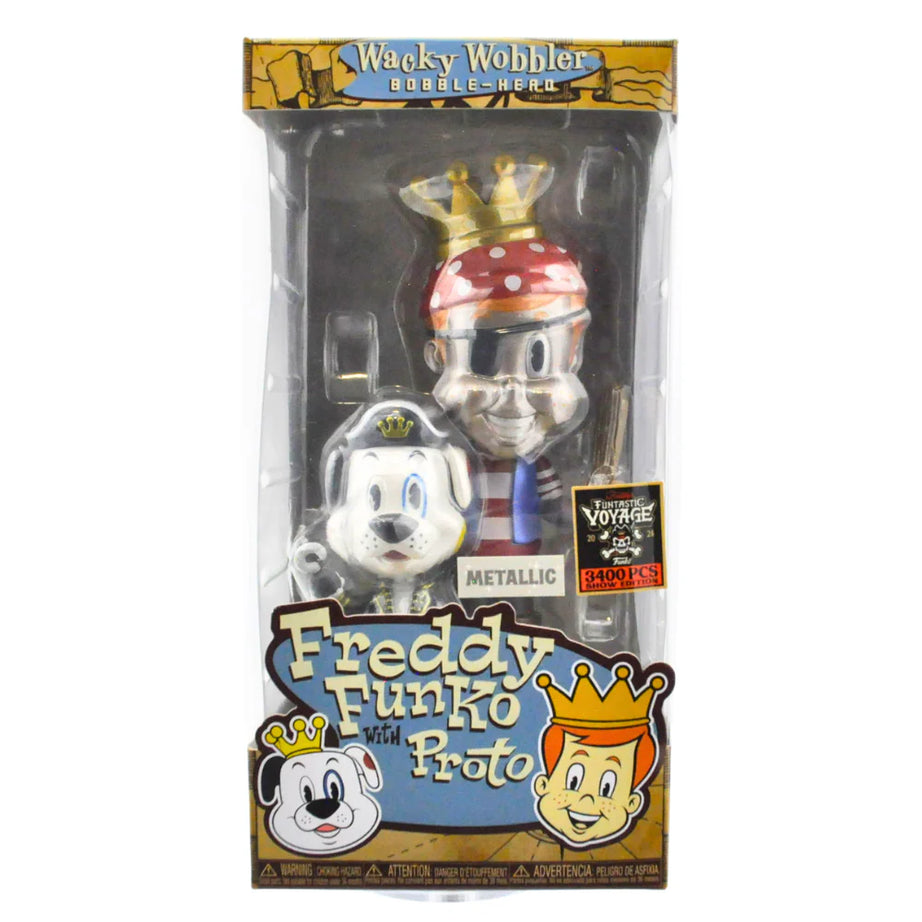 Funko Wacky Wobbler Bobble-Head Funtastic Voyage Freddy Funko with Proto