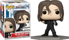 Funko Pop! Marvel Captain America Civil War: Bucky Barnes Amazon Exclusive #1148