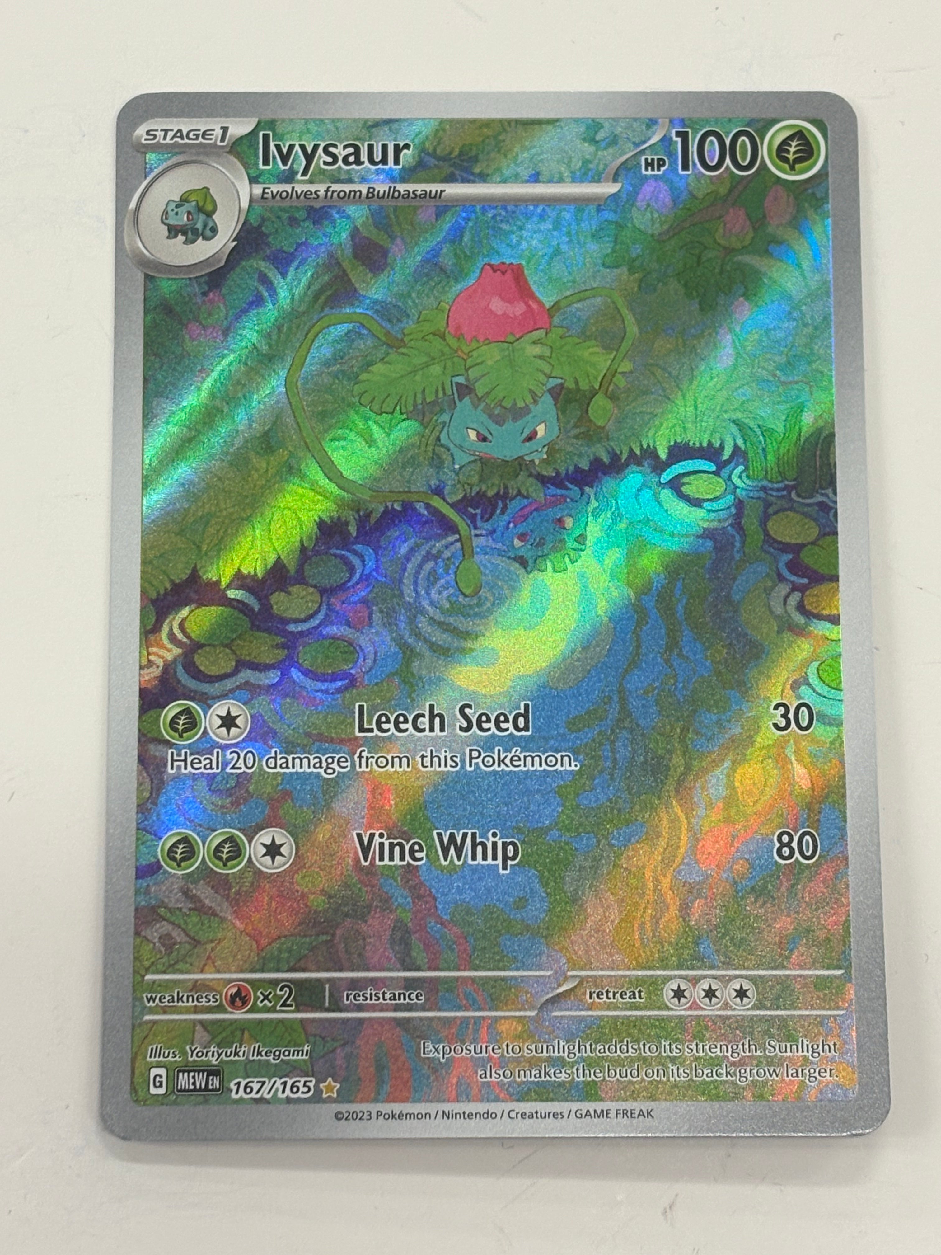 Pokémon TCG - 151 Ivysaur 167/165 NM