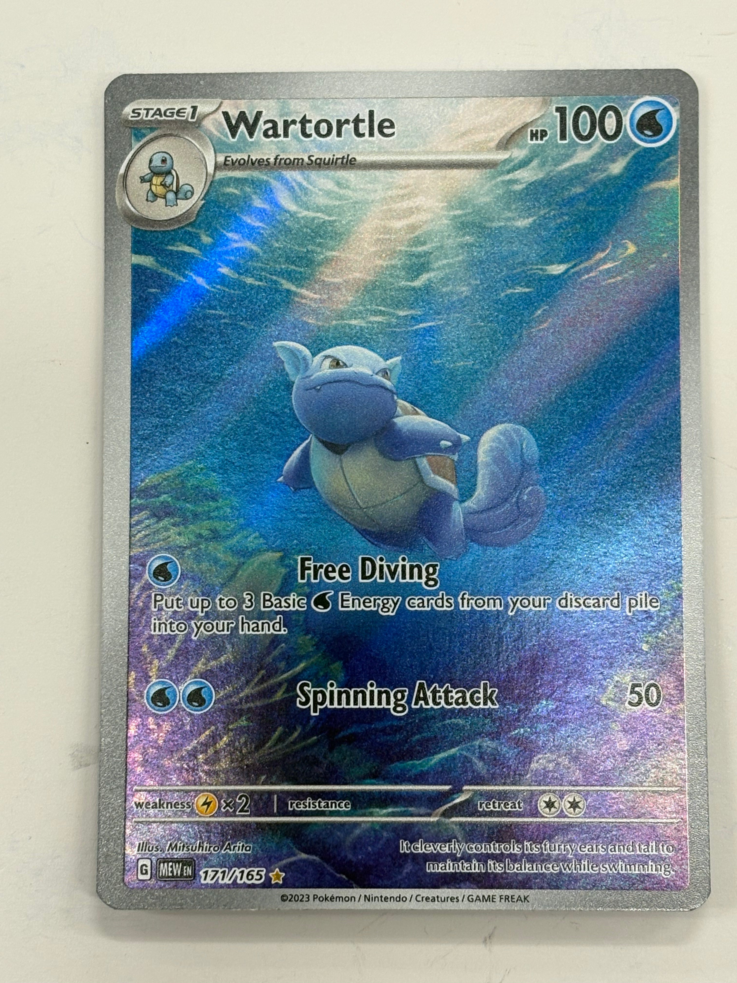 Pokémon TCG - 151 Wartortle 171/165 NM