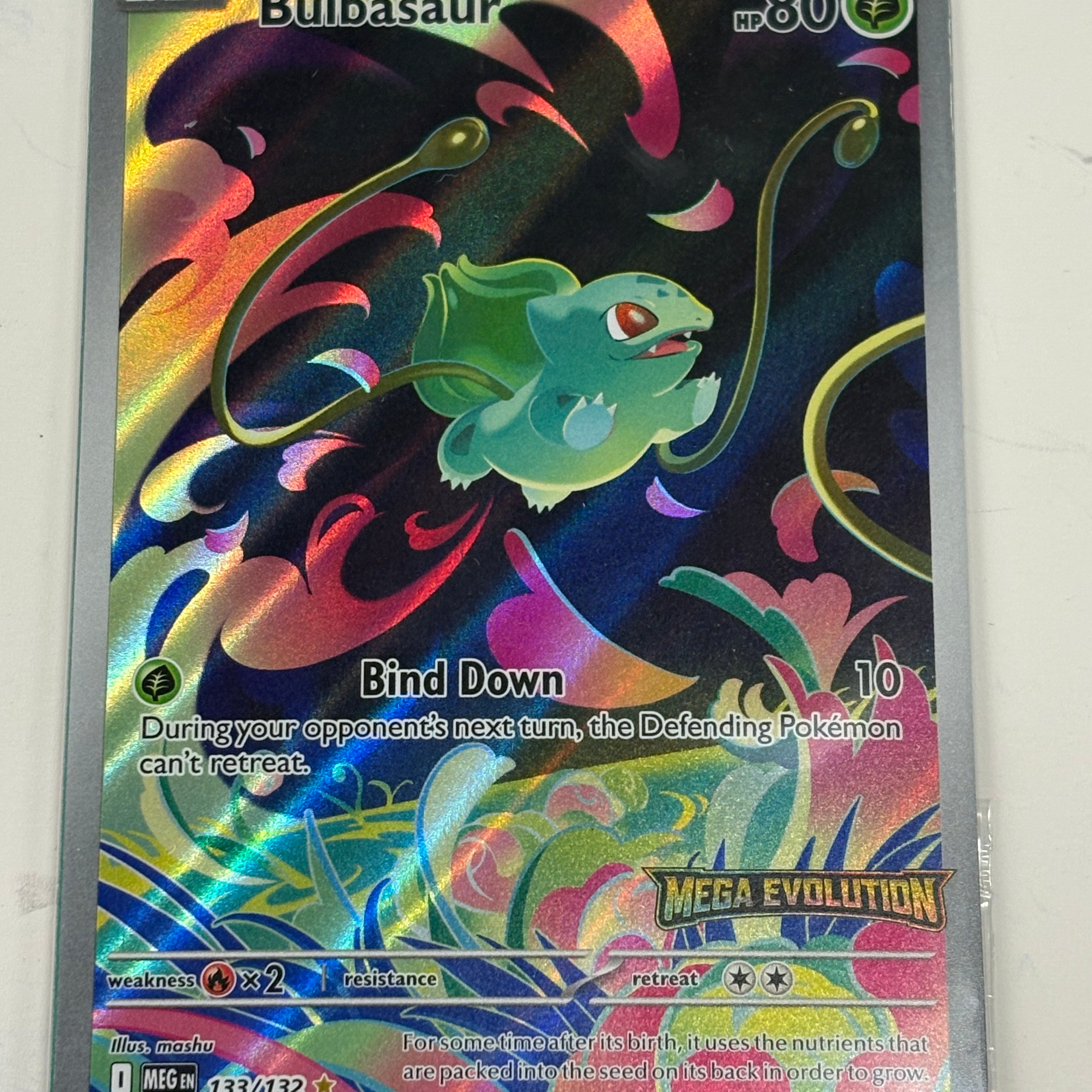 Pokémon TCG - Mega Evolution Bulbasaur (MEG Stamped) 133/132 NM