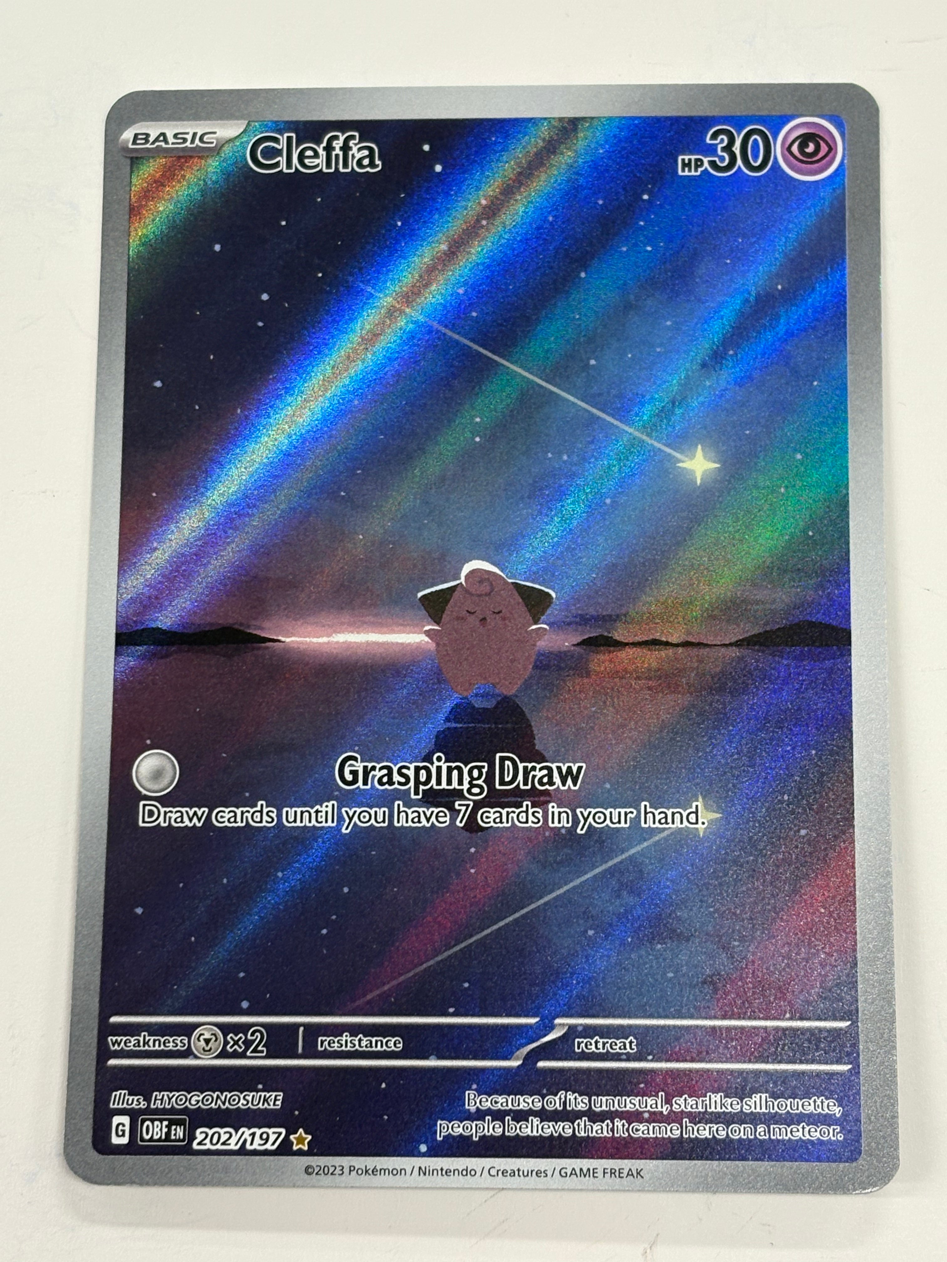 Pokémon TCG - Obsidian Flames Cleffa 202/197 NM