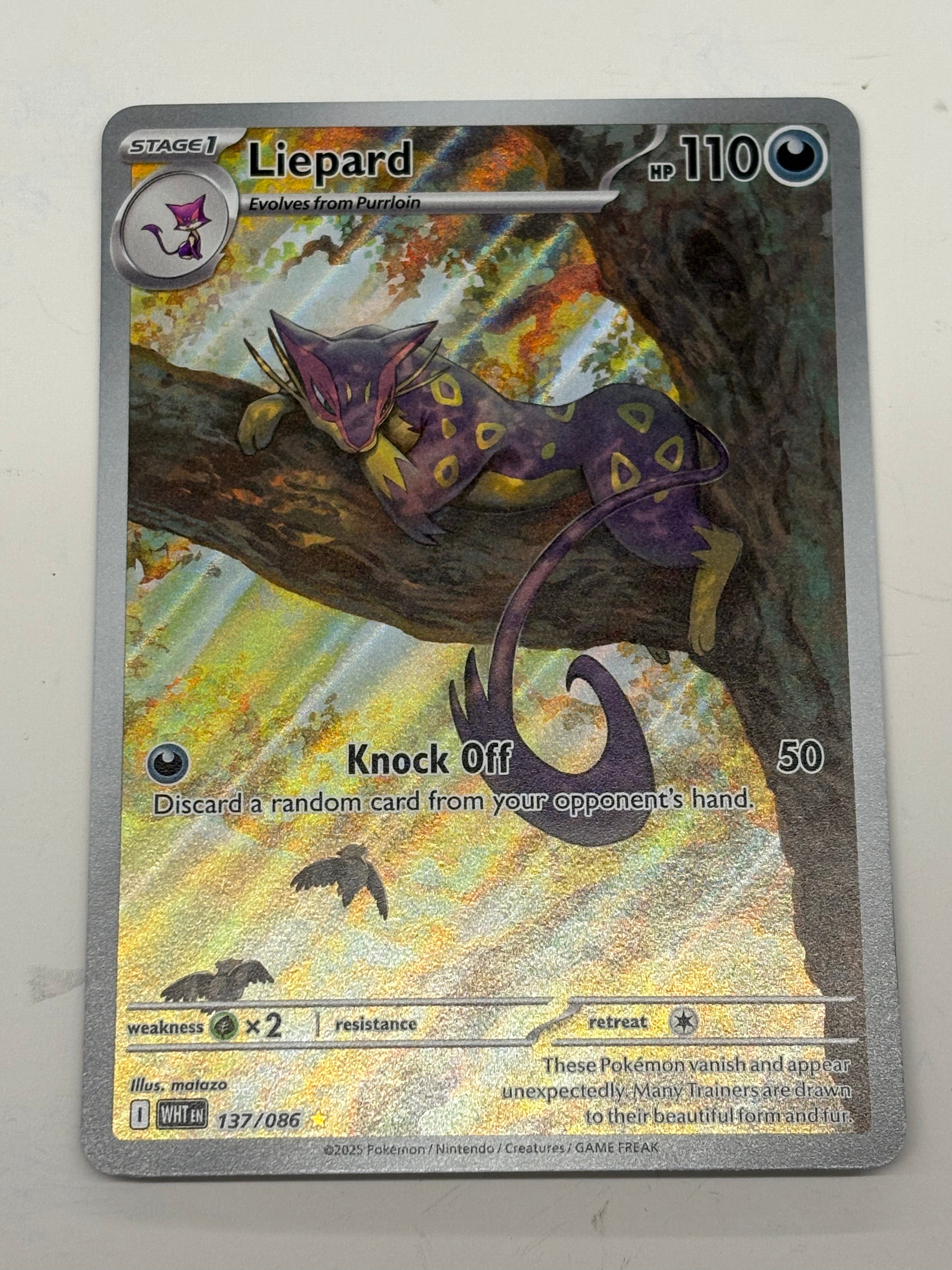 Pokémon TCG - White Flare Liepard 137/86 NM