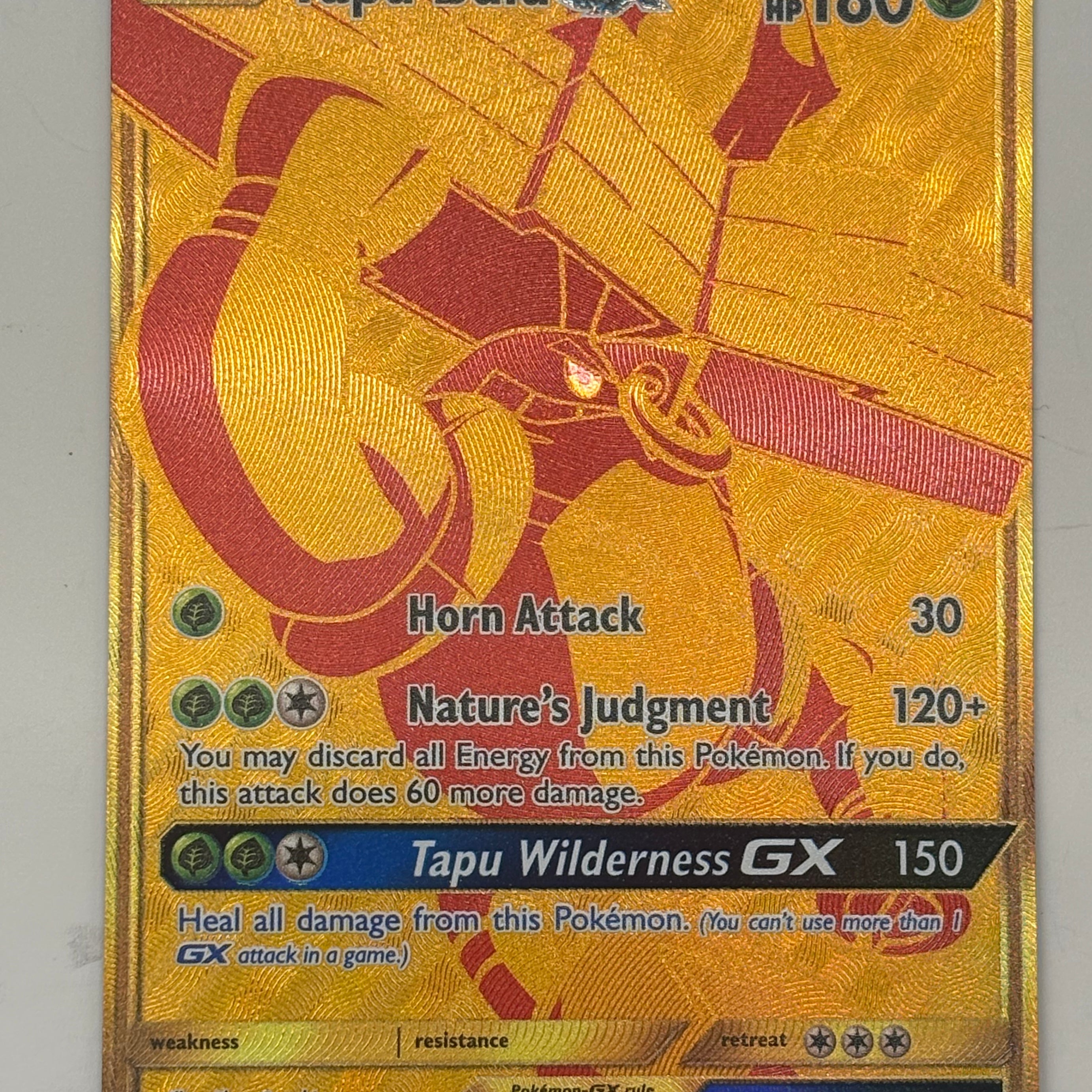 Pokémon TCG - Hidden Fates Tapu Bulu GX SV91/SV94 NM