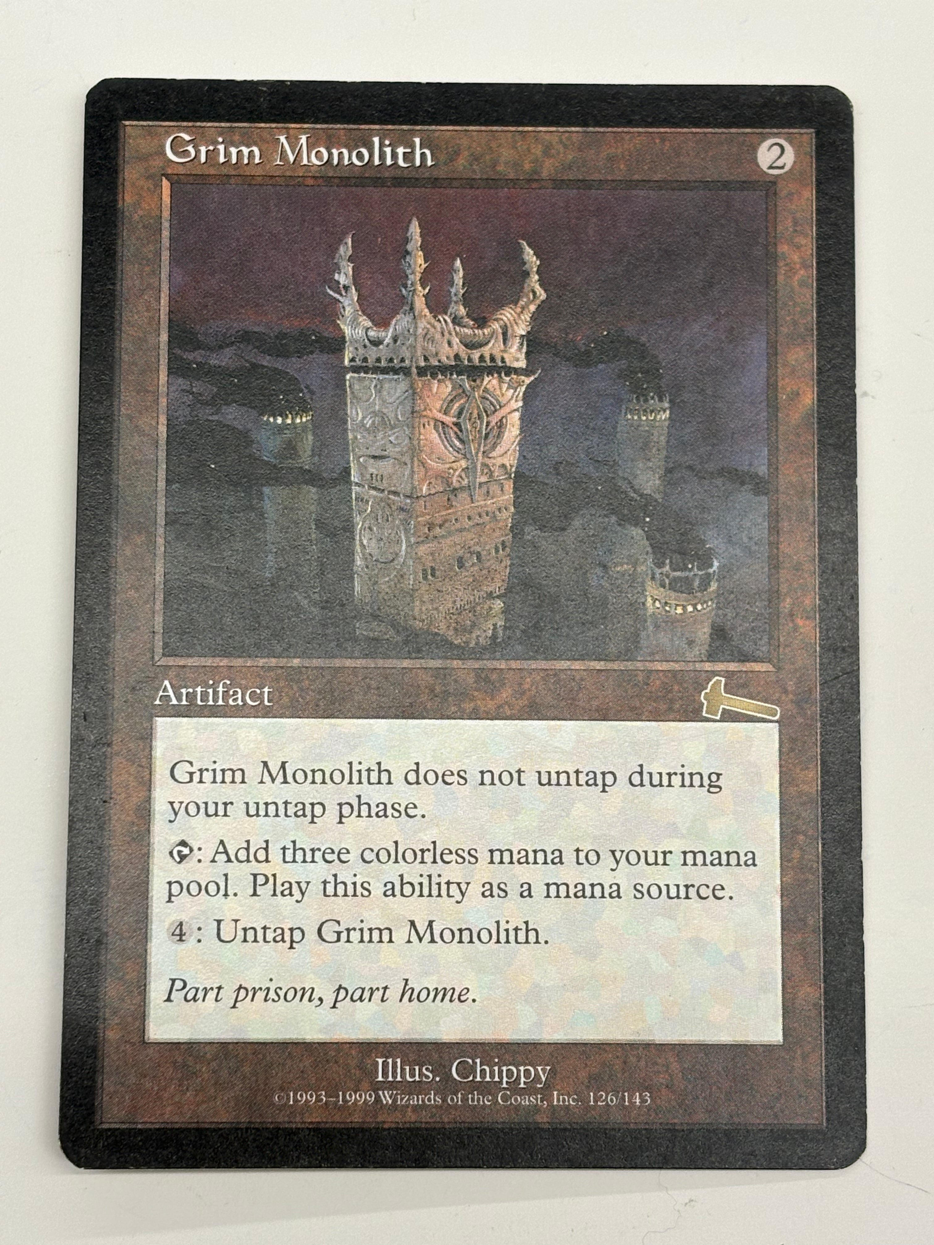 Magic The Gathering TCG - Urza’s Legacy Grim Monolith 126/143 NM