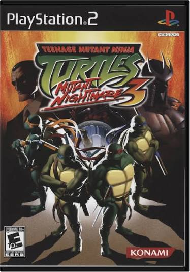 PlayStation 2 Teenage Mutant Ninja Turtles 3 Mutant Nightmare Video Game