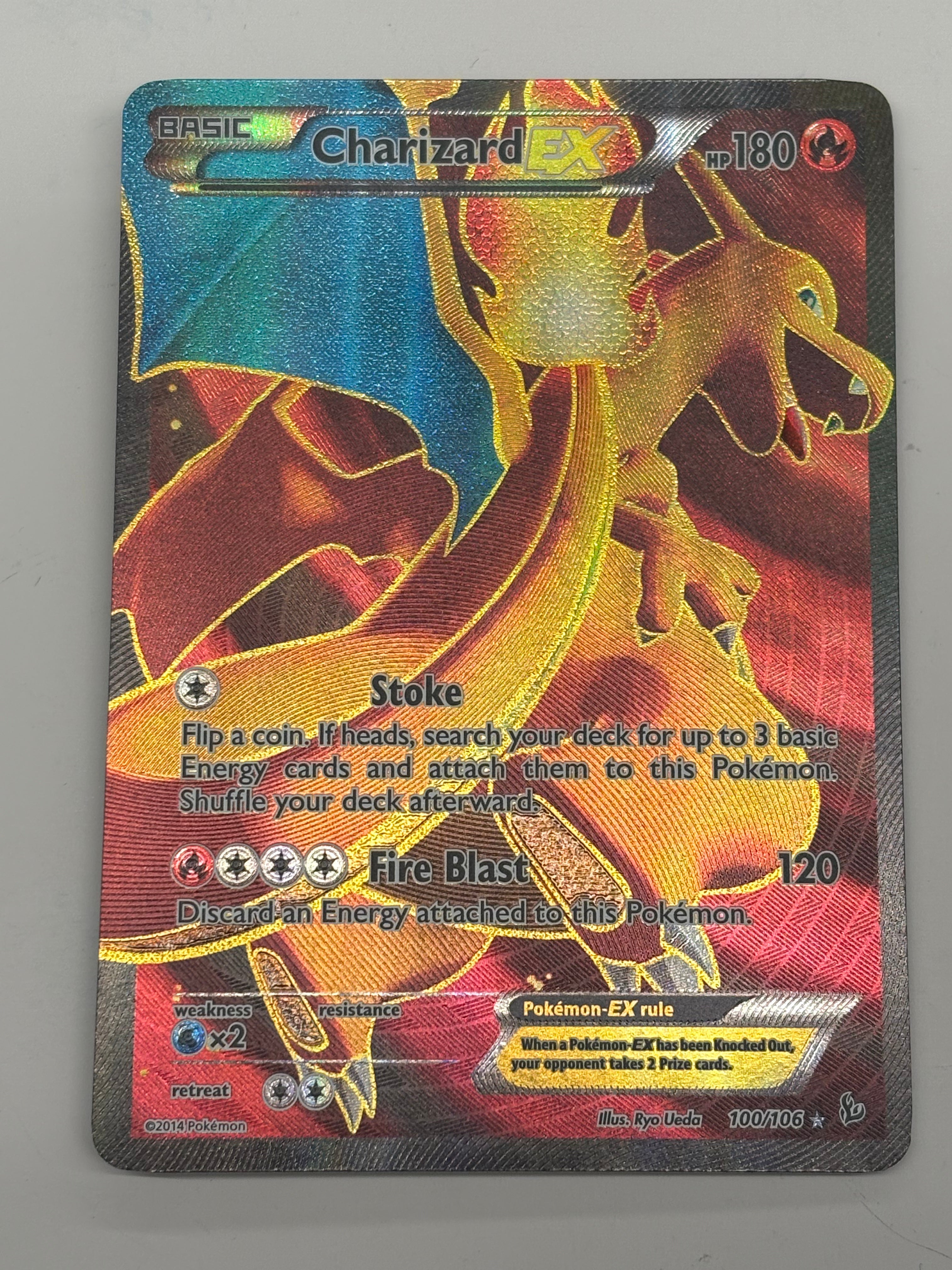 Pokémon TCG - XY Flashfire Charizard EX 100/106 MP
