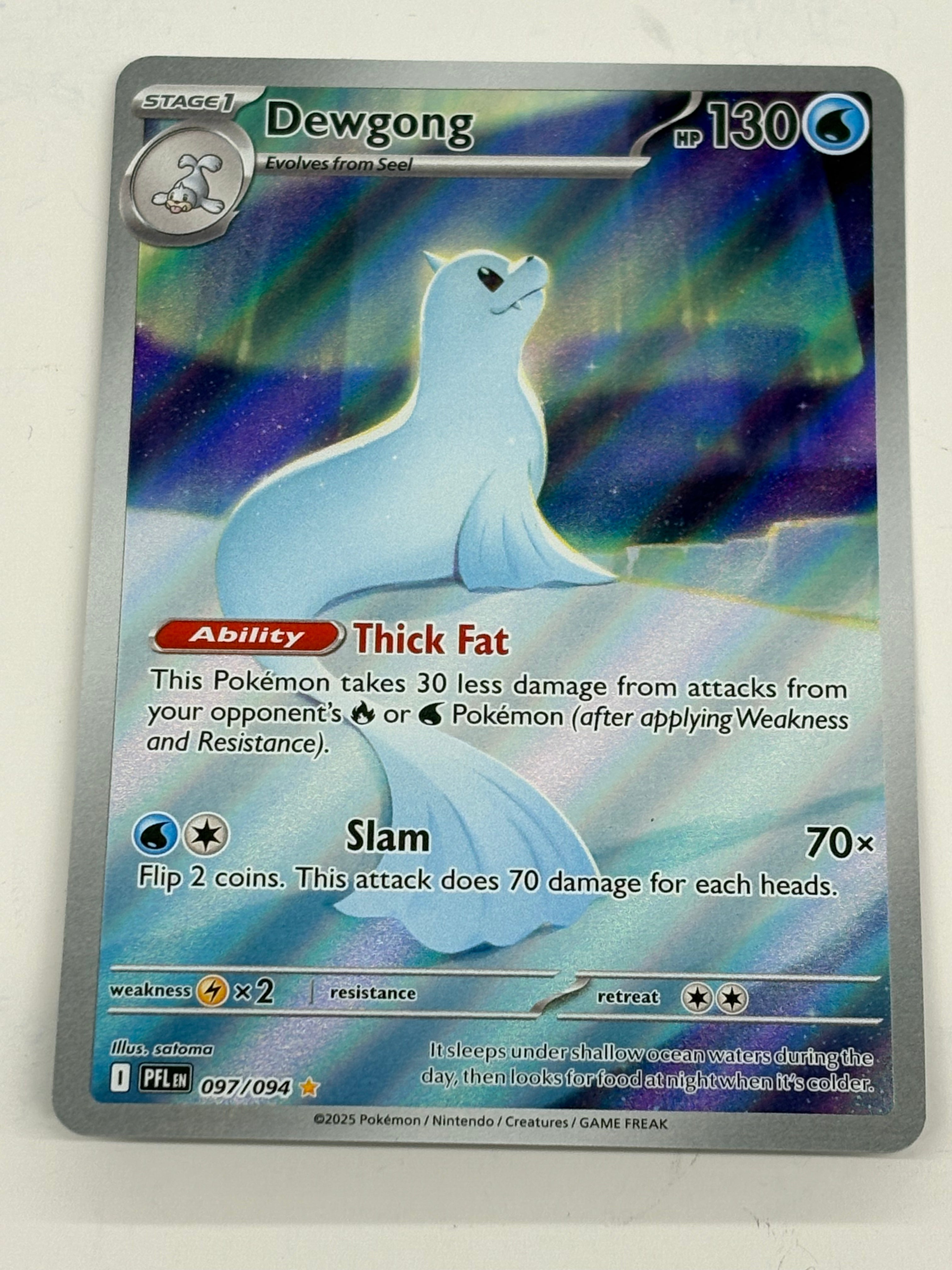 Pokémon TCG - Phantasmal Flame Dewgong 097/094 NM