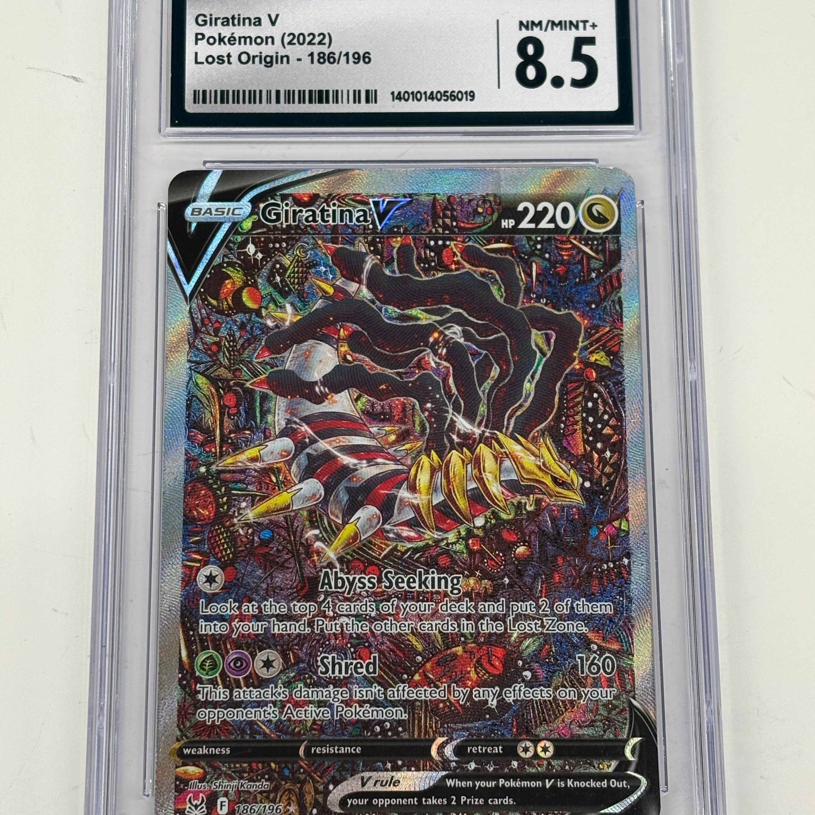 Pokémon TCG - CGC NM/Mint+ 8.5 Lost Origin Giratina V 186/196 Full Art