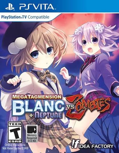 PlayStation Vita MegaTagmension Blanc vs Zombies + Neptune Video Game