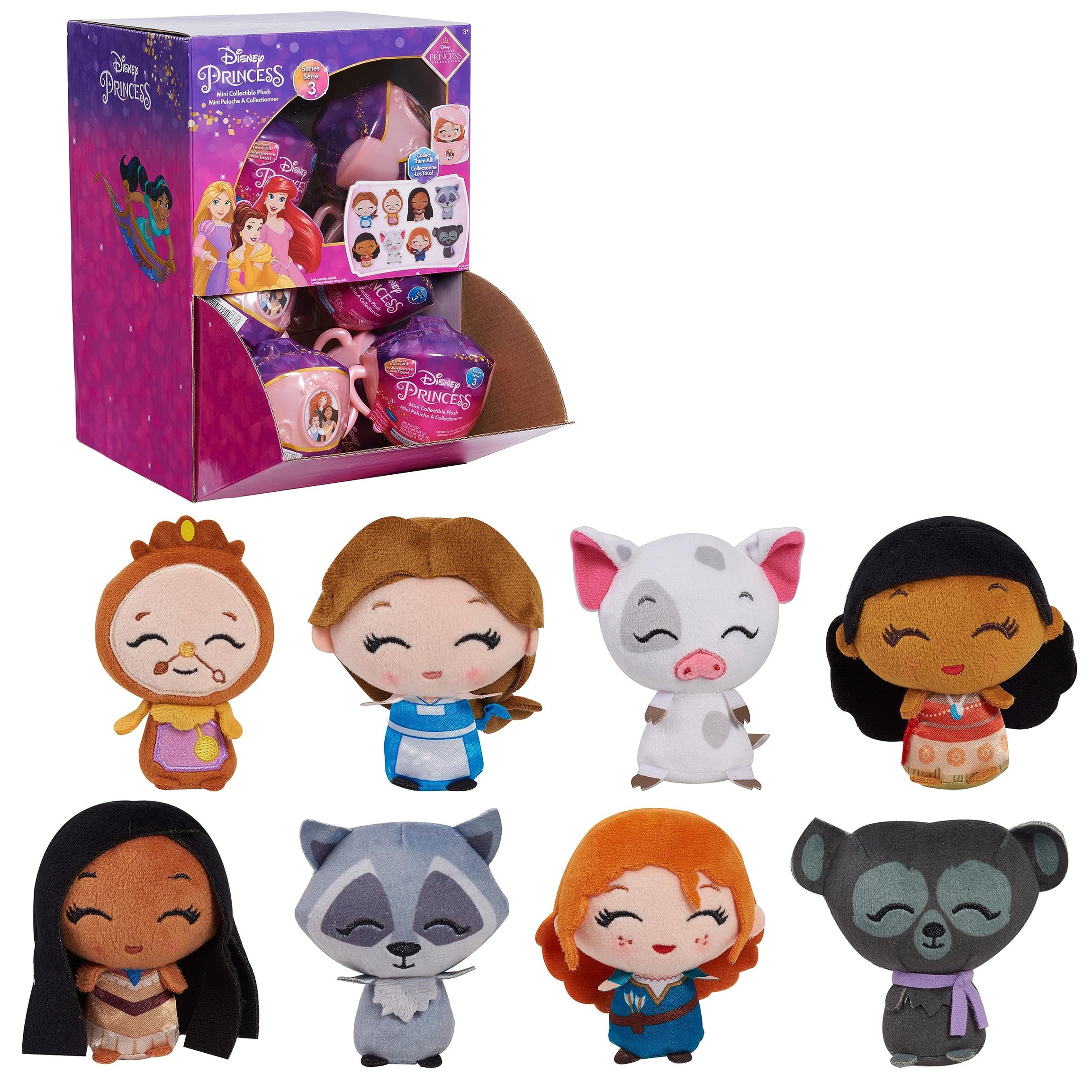 JustPlay Disney Princess Mini Collectible Plush