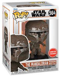 Funko Pop! Star Wars The Mandalorian Mudhorn Battle GameStop Exclusive #564