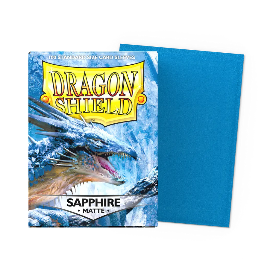 Dragon Shield: Standard Matte Sleeves Sapphire Count 100