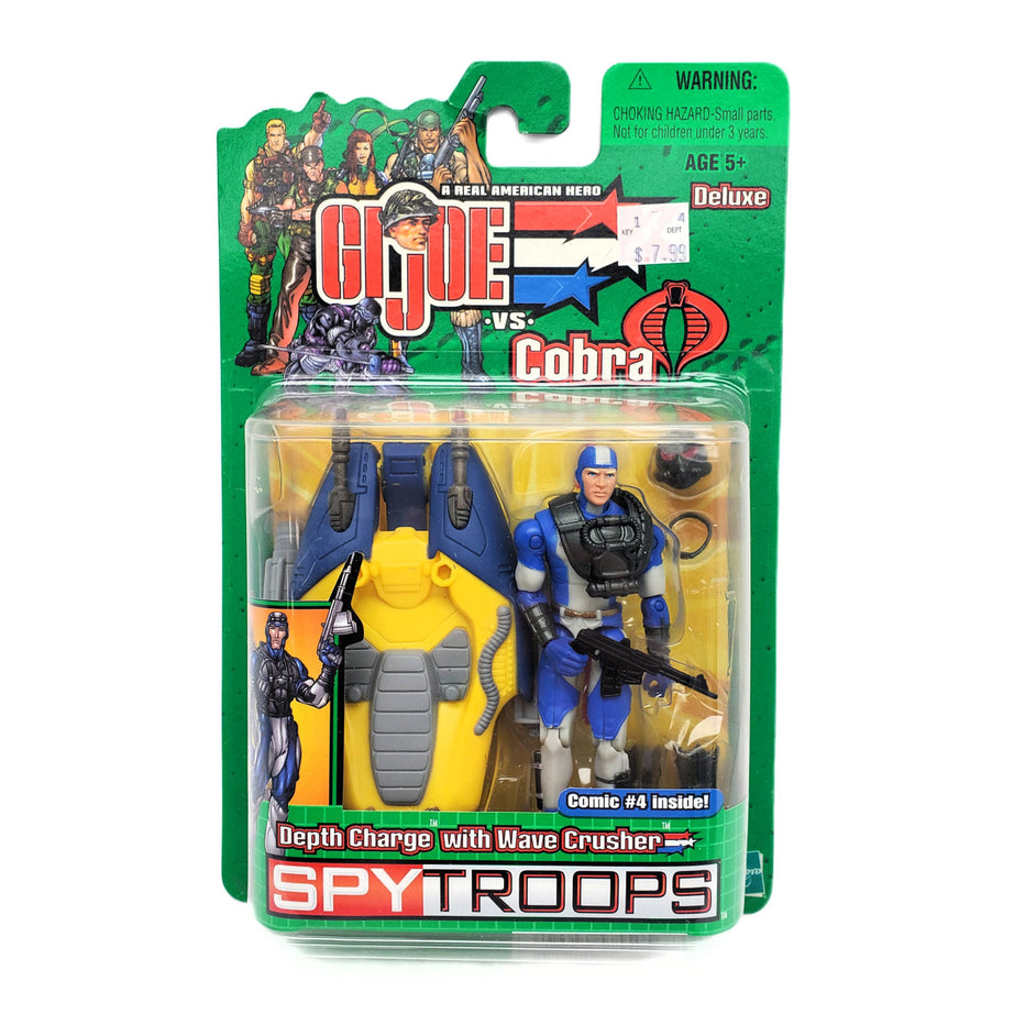 Hasbro G.I.Joe vs Cobra Spy Troops Depth Charge with Wave Crusher Action Figure