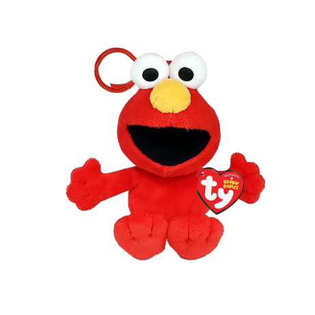 Ty Beanie Sesame Street Elmo Keychain Plush