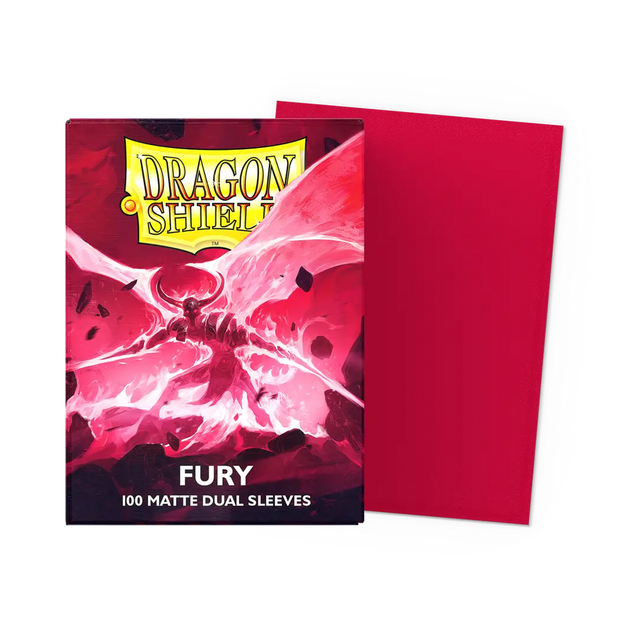Dragon Shield: Standard Matte Dual Sleeves Fury Count 100