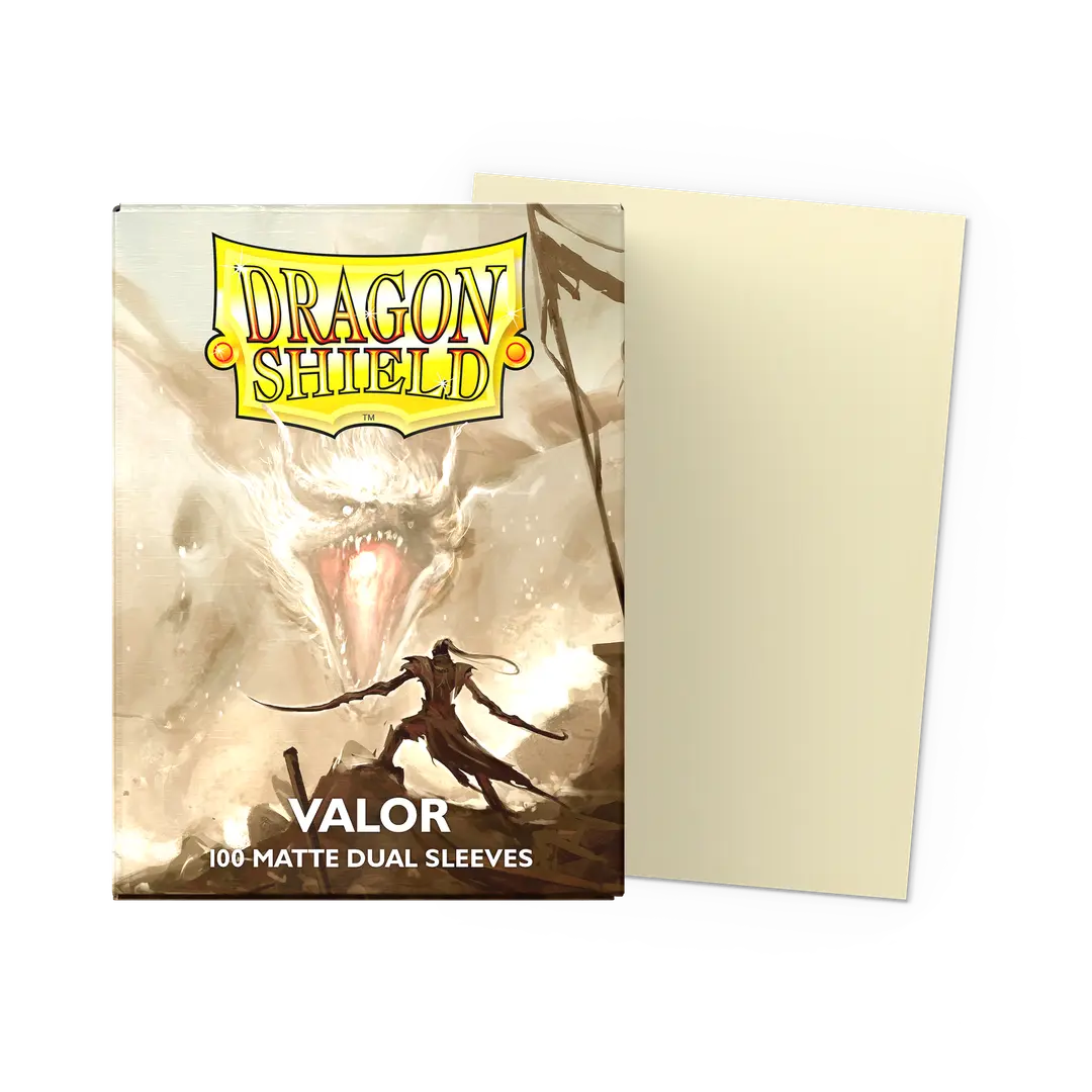Dragon Shield: Standard Matte Dual Sleeves Valor Count 100